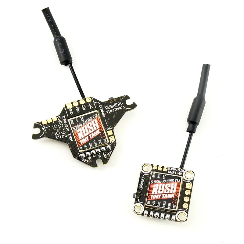 RUSH TINY TANK Nano VTX 48CH 350mW Transmitter 5V Input w/ LED Expansion Board FPV Transmitter for RC FPV Racing Drone