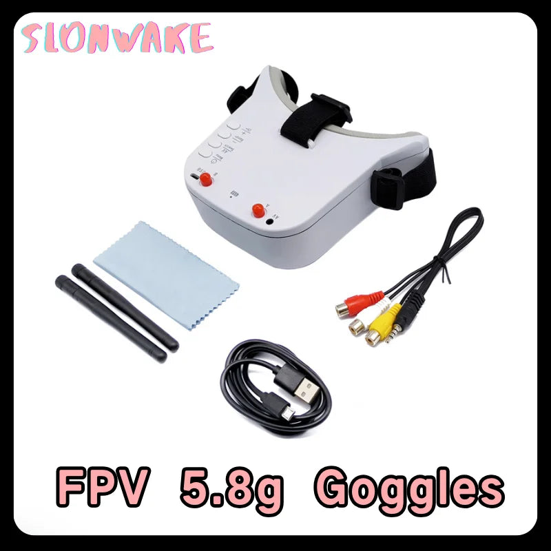5.8G 48CH 3 inch 480*272 LCD Video Headset HD Professional RC FPV Goggles build in 1800mah Battery for FPV Drone RC Quadcopter