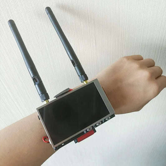 SLOMWAKE FPV 30KM 48CH 5.8G 5.5W VTX Transmitter CMOS 1800TVL Starlight Night Vision Camera with 3-inch Monitor for RC Drones