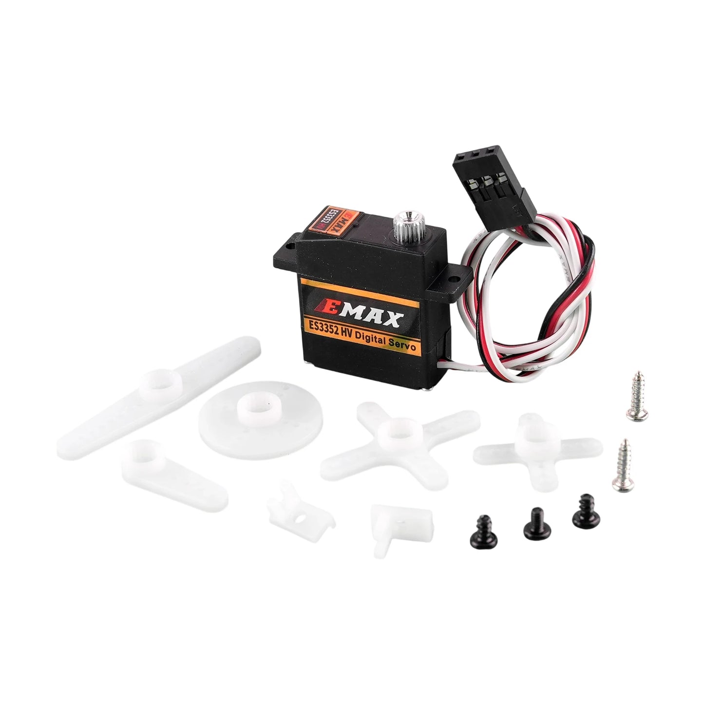 1/2/4 PCS EMAX ES3352 HV All-Purpose High Voltage 12G Metal Gear Digital Standard Servo For RC Robot Car Airplane Drone Model  ﻿