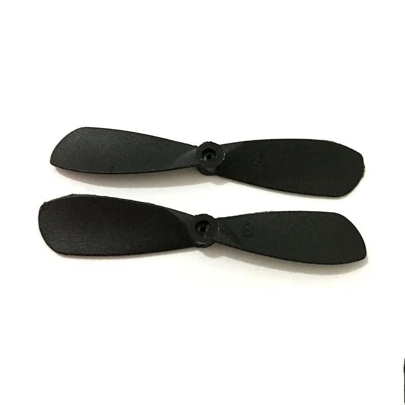 10pcs 46mm 4.6cm 0.8mm 1.0mm Cw Ccw Ab Props Propellers Main Blades Fit 716 615 720 Coreless Motor For Airplane Drone Parts