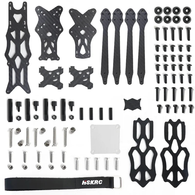High-Performance Carbon Fiber Drone Frame for VISTA FPV – 5-9 Inch HD Build, 30x30/20x20 Motor Mount Options