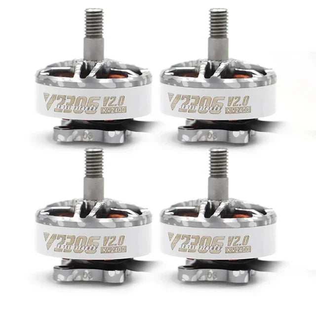 4pcs T-motor Velox V2.0 V2207 V2306  1750kv/1950kv/2550kv V2306 1950kv/2400kv 5~6s 4-6s 3-4s Motor For Fpv Racing Drone
