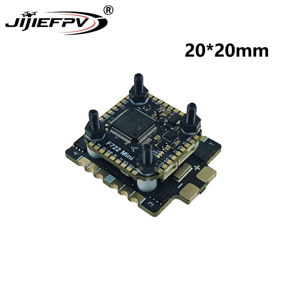 JiJieFPV F7MINI Flying Tower V2 Flight Controller 70A Mini ESC 20*20mm Cross-Cutting Drone F72
