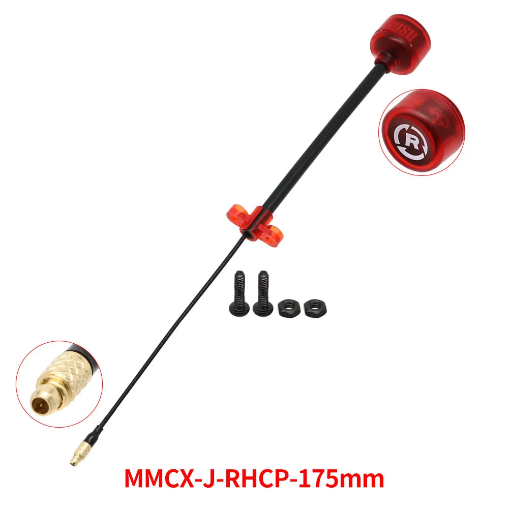 Rush Cherry FPV 5.8G Antenna LHCP RHCP SMA long range Racing Antenna Connector Adapter For FPV Quadcopter Racing Drone