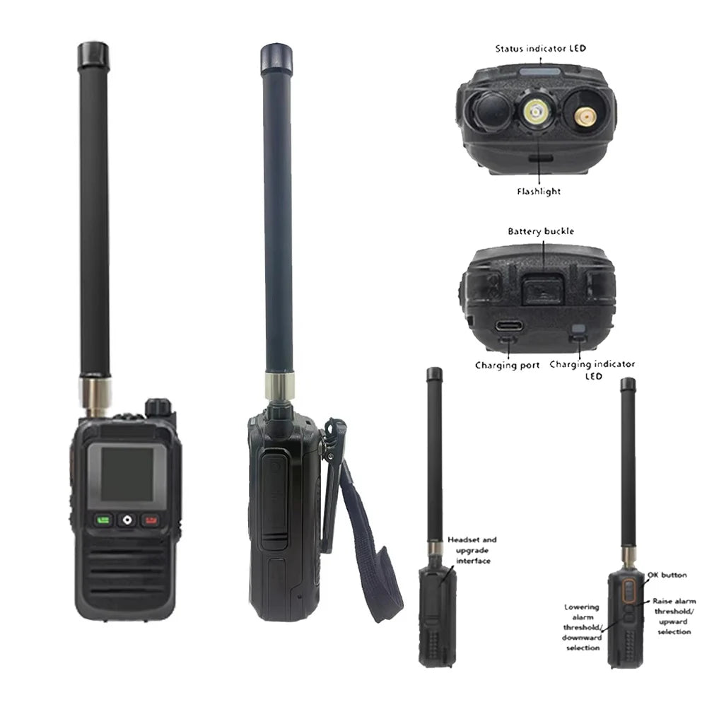 drone detector 1km detection distance warning Fpv drone alarm handheld terminal 30m-6GHz Detection scope