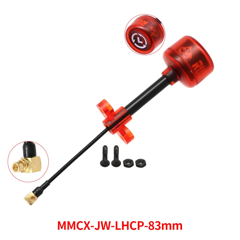 Rush Cherry FPV 5.8G Antenna LHCP RHCP SMA long range Racing Antenna Connector Adapter For FPV Quadcopter Racing Drone