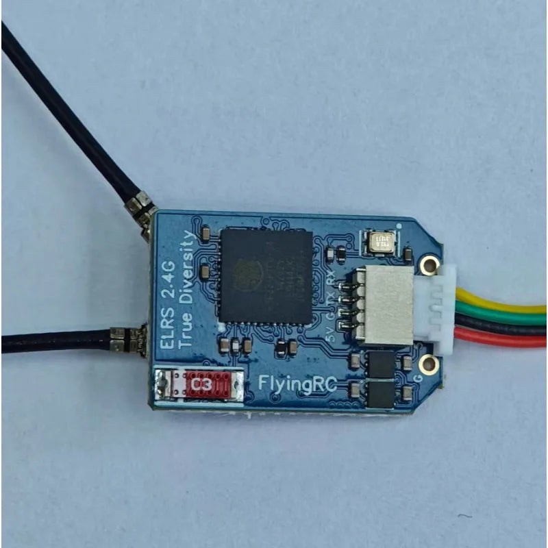 FlyingRC H7D H743 Flight Controller 4in1 ESC ELRS 2.4G Receiver  Dual Gyro Supports BF INAV AP Firmware for FPV Drones DIY Parts