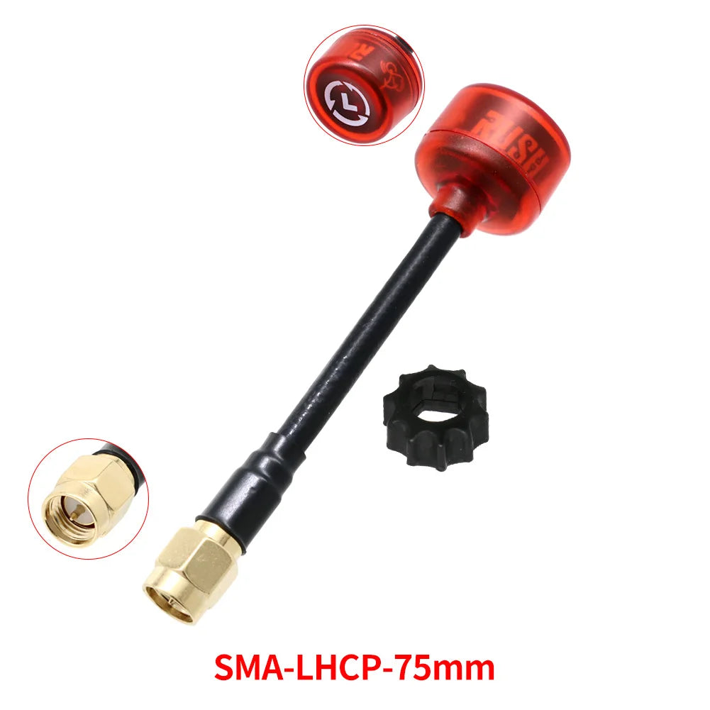 Rush Cherry FPV 5.8G Antenna LHCP RHCP SMA long range Racing Antenna Connector Adapter For FPV Quadcopter Racing Drone
