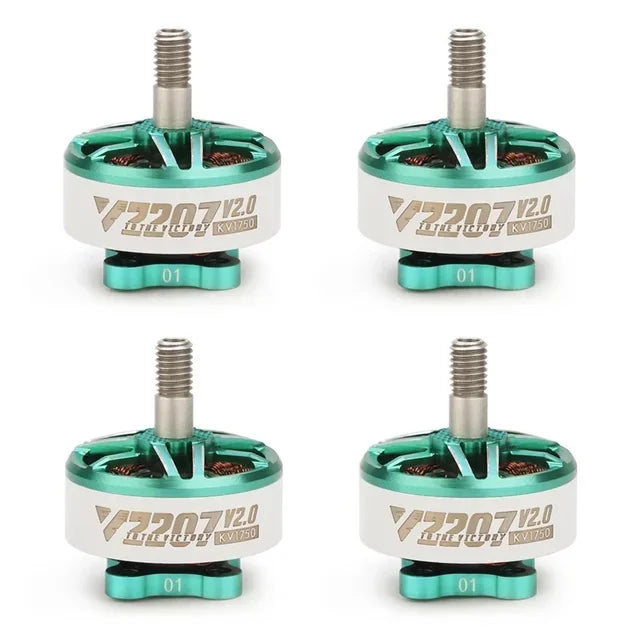 4pcs T-motor Velox V2.0 V2207 V2306  1750kv/1950kv/2550kv V2306 1950kv/2400kv 5~6s 4-6s 3-4s Motor For Fpv Racing Drone