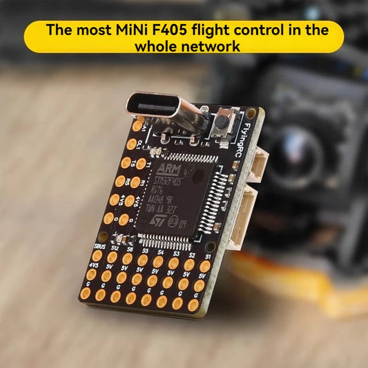 FlyingRC F4Wing Mini MK1 Fixed Wing Flight Controller F405 FC Support AP/INAV/BF Firmware 1-6S Lipo for FPV RC Fixed Wing Plane