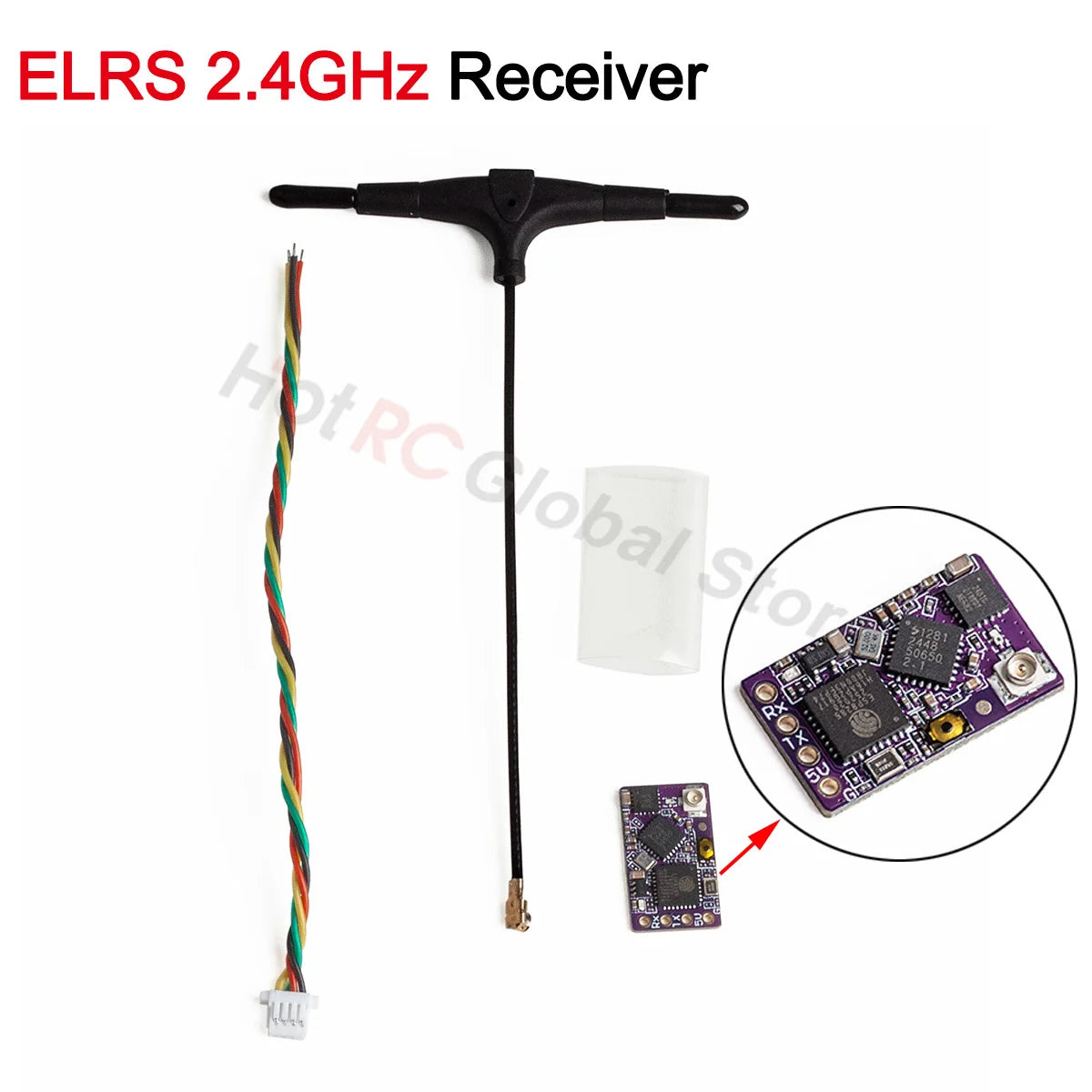 NEEBRC ELRS 2.4G/915Mhz/360Mhz/433MHz/530MHz/750Mhz RX Long Range ExpressLRS Receiver for FPV Long Range Drone Quadcopter DIY