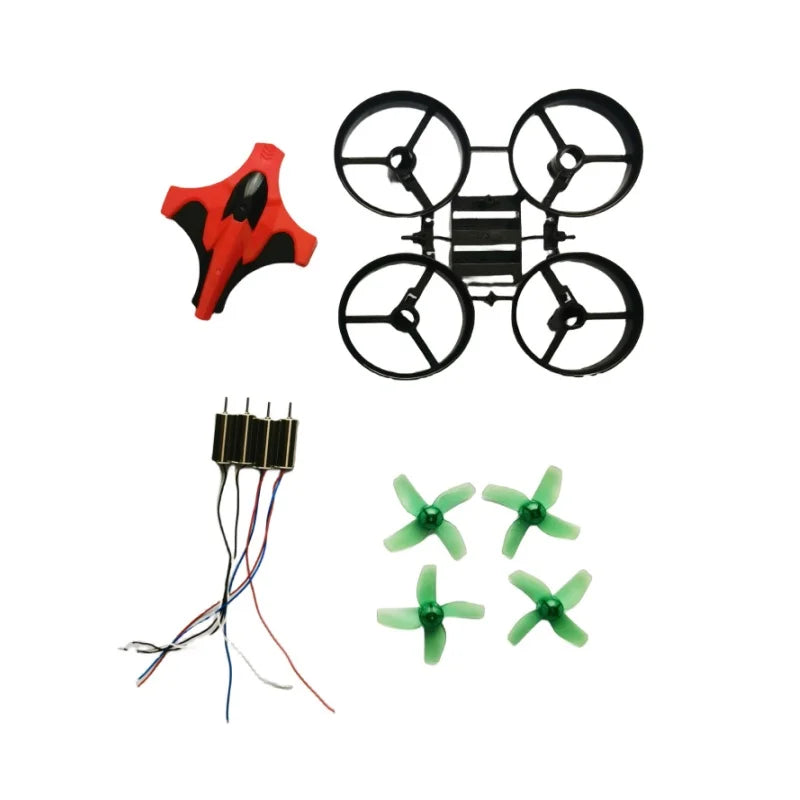 DIY Mini RC Drone Kit-BLH8700/BLH8580/NH-010 Frame 6x15mm Motors CW/CCW Propellers Compatible with Inductrix/Eachine/JJRC H36