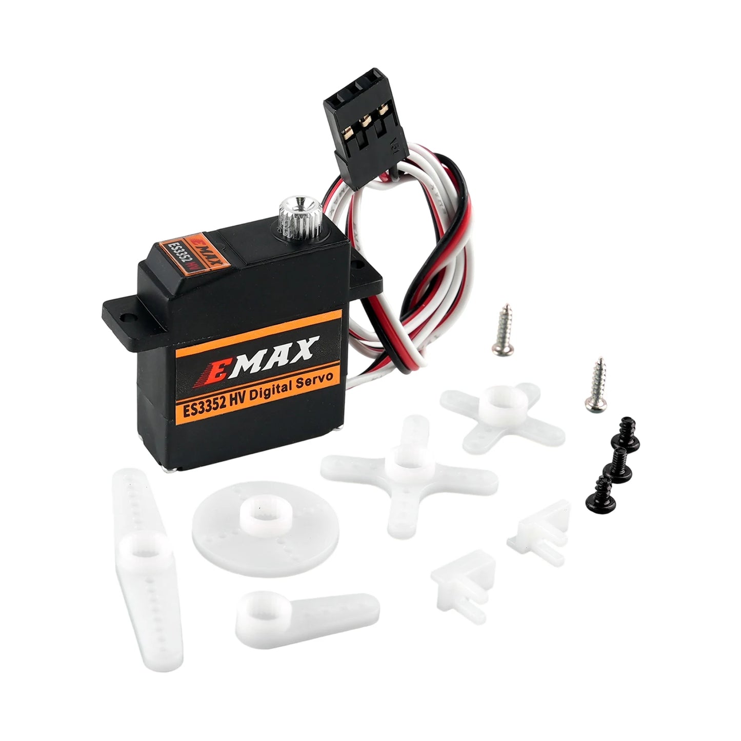 1/2/4 PCS EMAX ES3352 HV All-Purpose High Voltage 12G Metal Gear Digital Standard Servo For RC Robot Car Airplane Drone Model  ﻿