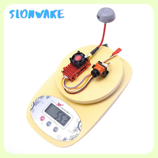 Range 5.8G 2W FPV Wireless Transmitter Built-in Microphone Over 20Km and 2.1mm CMOS 1200TVL fpv camera for RC Playing Drone