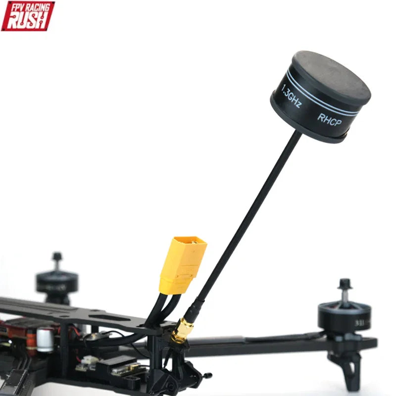 Rushfpv 1.3G/1.2G 8CH 0.8W 1.6W VTX with Audio Video FPV Transmitter Receiver Module for RC FPV Drone DIY Parts