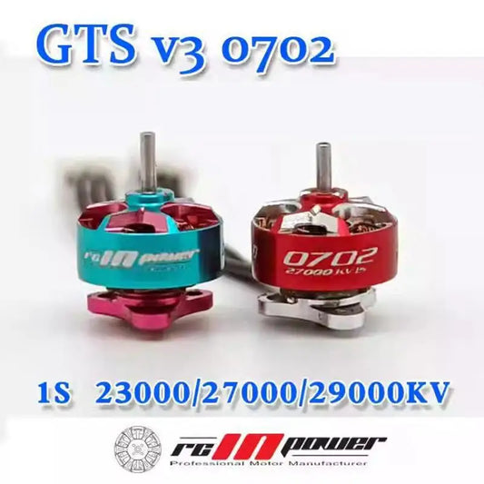 4pcs Rcinpower Gts V3 0702 27000kv 29000kv Motors Double-ball Bearing Micro Brushless Motor For Rc Fpv Racing Drone