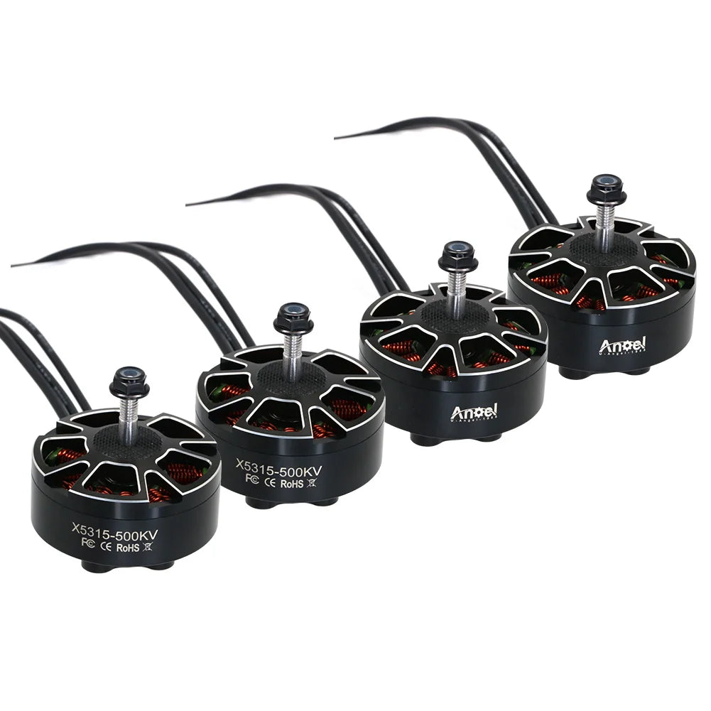 4pcs/lot UAngel X5315 250KV 340KV 420KV 500KV 4-8S Brushless Motor for 15inch FPV Long Range Drone