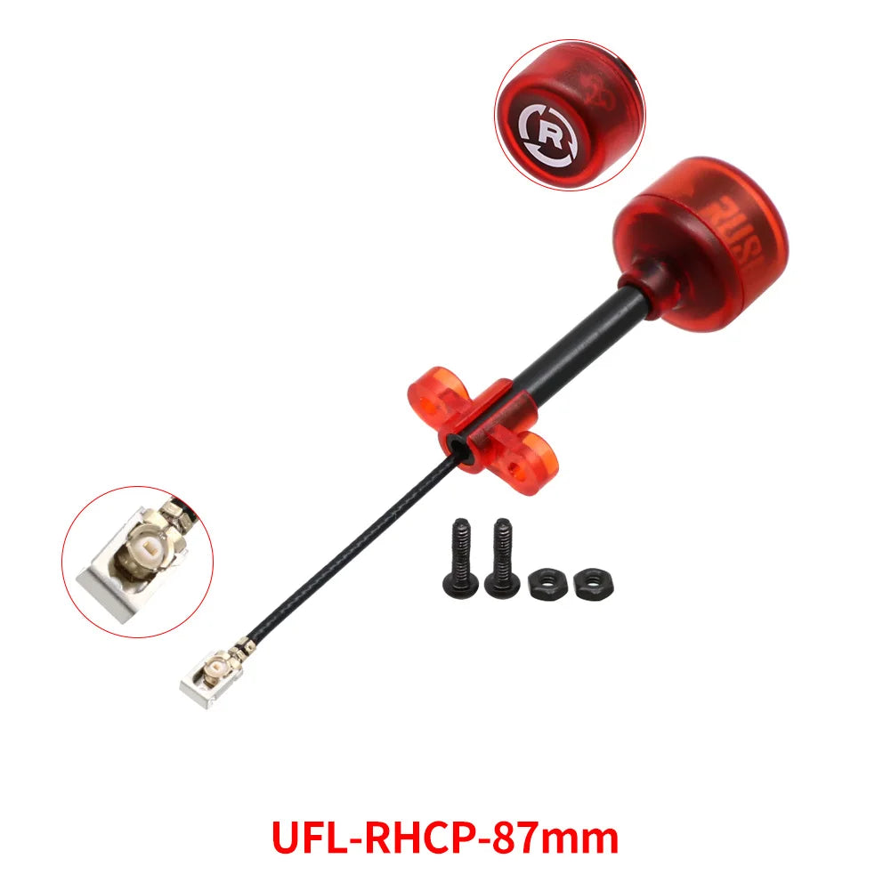 Rush Cherry FPV 5.8G Antenna LHCP RHCP SMA long range Racing Antenna Connector Adapter For FPV Quadcopter Racing Drone