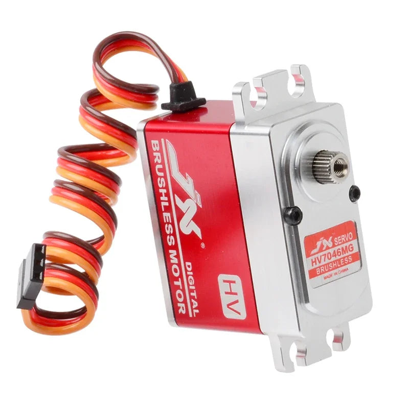 JX Servo BLS-HV7032/7046MG Brushless Motor Large Torge Full Metal CNC HV Digital Servo For RC Car Helicopter Drone Airplane Part