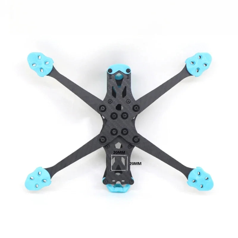 High-Performance Carbon Fiber Drone Frame for VISTA FPV – 5-9 Inch HD Build, 30x30/20x20 Motor Mount Options